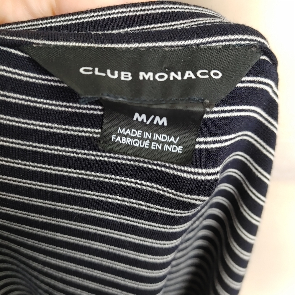 Club Monaco striped scoop neck dress size M - Picture 9 of 11